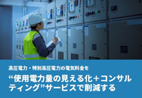 【高圧・特別高圧向け】<br>見える化とコンサルティングで電気料金を削減する方法